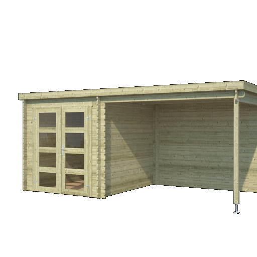 Tuinhuis Helena 472x230 cm Olijfgroen Geïmpregneerd van Noord-Europees Vuren