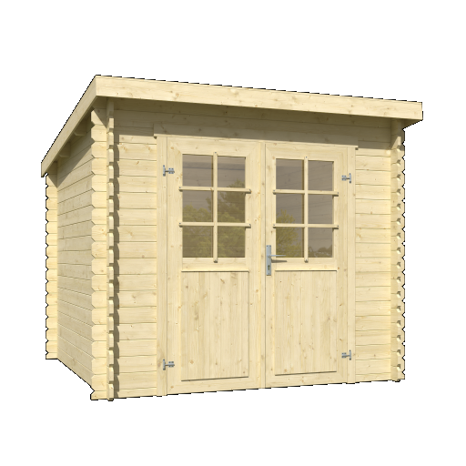 Tuinhuis Indi 230x230 cm van Noord-Europees Vuren onbehandeld