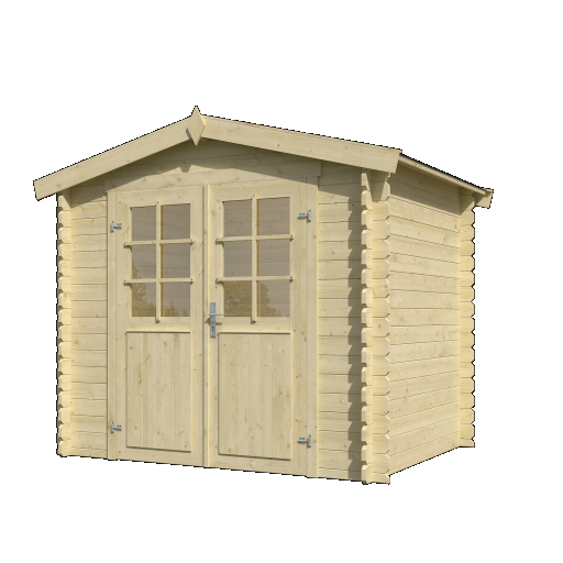 Tuinhuis Ingo 230x175 cm Carbongrey-Wit van Noord-Europees Vuren