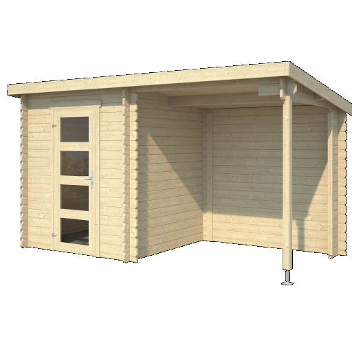 Tuinhuis Jelle 370x175 cm Onbehandeld van Noord-Europees Vuren