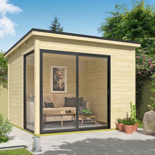 Tuinhuis Julia 295x295 cm Onbehandeld van Noord-Europees Vuren