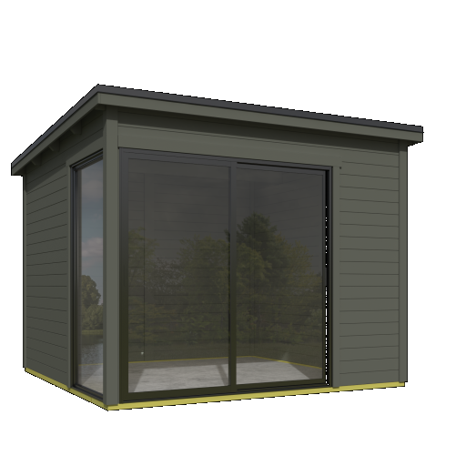 Tuinhuis Julia 295x295 cm Greengrey van Noord-Europees Vuren