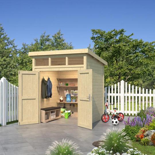 Tuinhuis Kibo 1 200x200 cm Onbehandeld van Noord-Europees Vuren