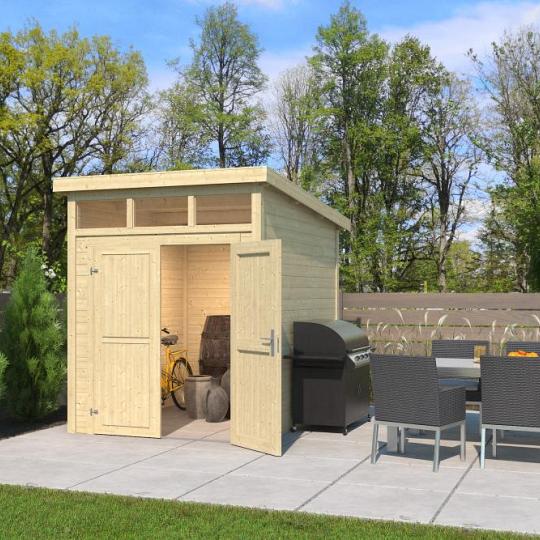 Tuinhuis Kibo 2 200x250 cm Onbehandeld van Noord-Europees Vuren