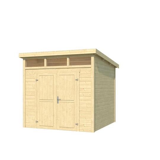 Tuinhuis Kibo 3 250x250 cm Onbehandeld van Noord-Europees Vuren