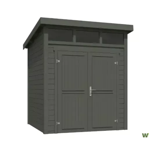 Tuinhuis Kibo 1 200x200 cm Greengrey van Noord-Europees Vuren