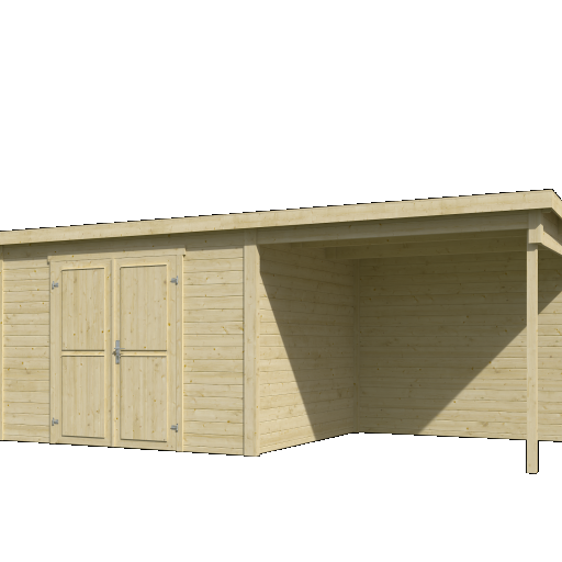 Tuinhuis Kjeld 550x250 cm onbehandeld noordeuropees vuren