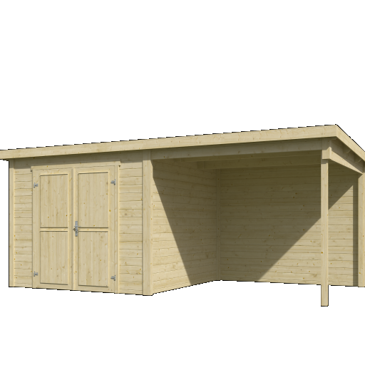 Tuinhuis Lars 500x250 cm onbehandeld noordeuropees vuren