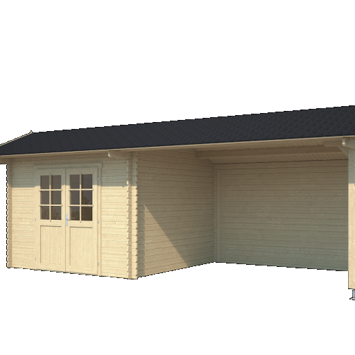 Tuinhuis Maribel 680x300 cm onbehandeld noordeuropees vuren