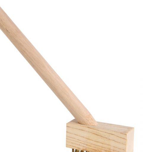 Talen Tools – Onkruidborstel – Goldline – Stalen haren – Houten steel – 140 cm