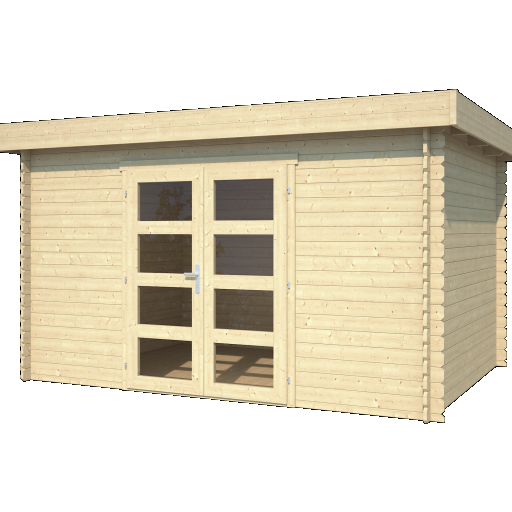 Tuinhuis Mikkel 380x275 cm onbehandeld noordeuropees vuren