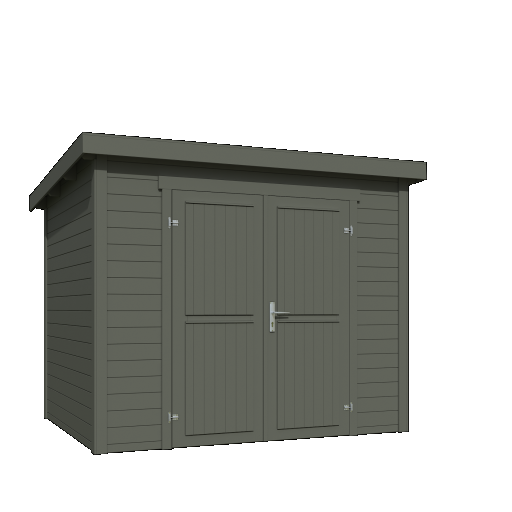 Tuinhuis Mila 250x200 cm Greengrey noordeuropees vuren