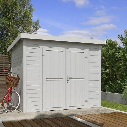 Tuinhuis Mila 250x200 cm Platinumgrey noordeuropees vuren