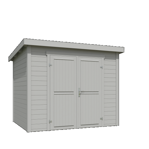 Tuinhuis Mila 250x200 cm Platinumgrey noordeuropees vuren