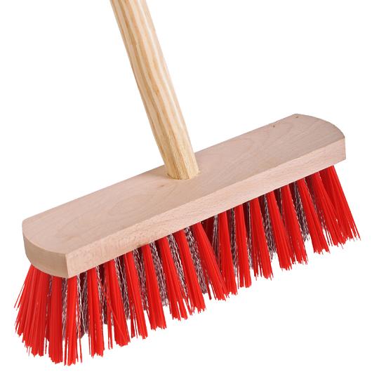 Talen Tools – Onkruidbezem – Stalen haren – Houten steel – 140 cm