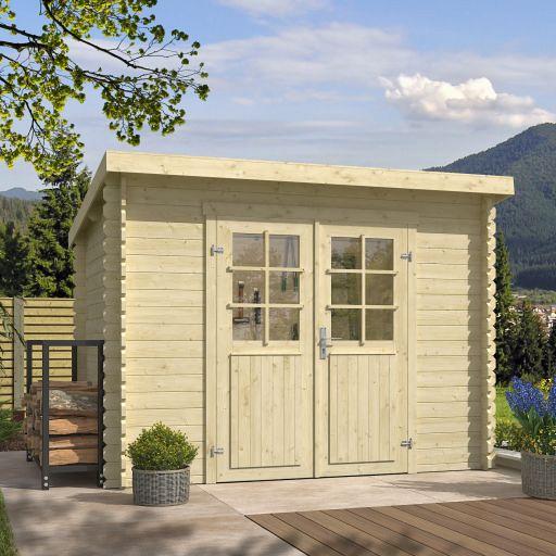 Tuinhuis Nadia 275x175 cm onbehandeld noordeuropees vuren