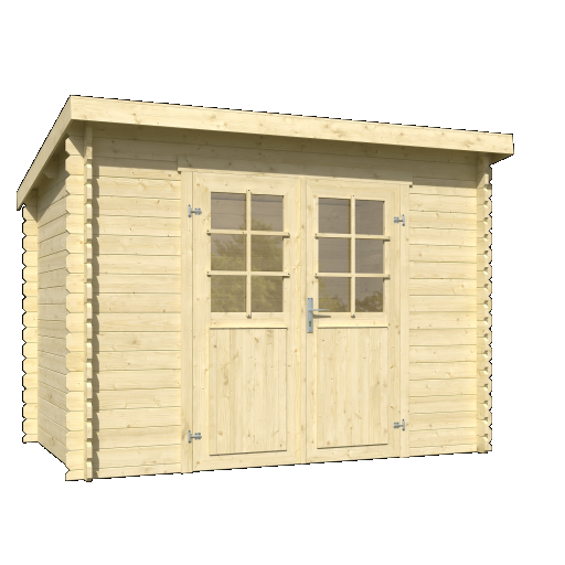 Tuinhuis Nadia 275x175 cm onbehandeld noordeuropees vuren