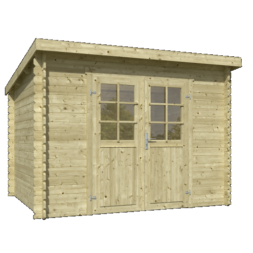 Tuinhuis Nadia 275x230 cm Olijfgroen Geïmpregneerd noordeuropees vuren