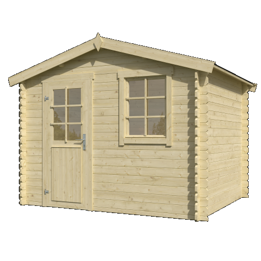 Tuinhuis Nina 275x230 cm onbehandeld noordeuropees vuren