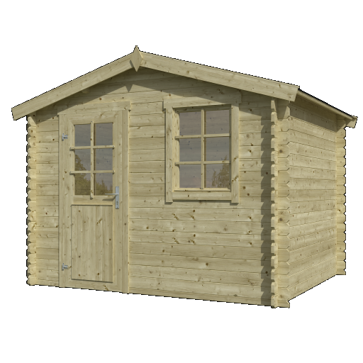 Tuinhuis Nina 275x230 cm Olijfgroen Geïmpregneerd noordeuropees vuren