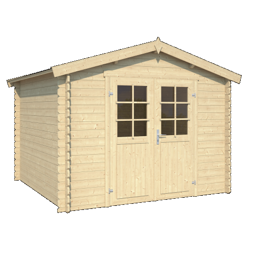 Tuinhuis Norah 275x275 cm onbehandeld noordeuropees vuren