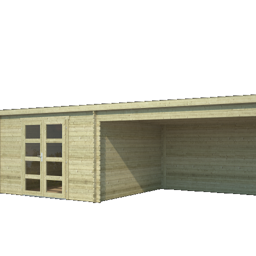 Tuinhuis Olenka 710x330 cm Olijfgroen Geïmpregneerd noordeuropees vuren