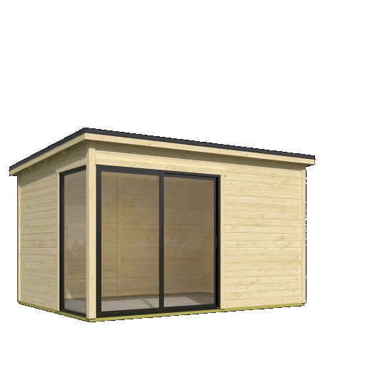 Tuinhuis Olivia 385x295 cm onbehandeld noordeuropees vuren