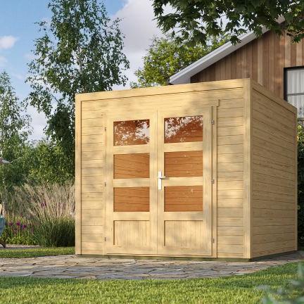 Tuinhuis Quby 250x250 cm onbehandeld Noord-Europees vuren