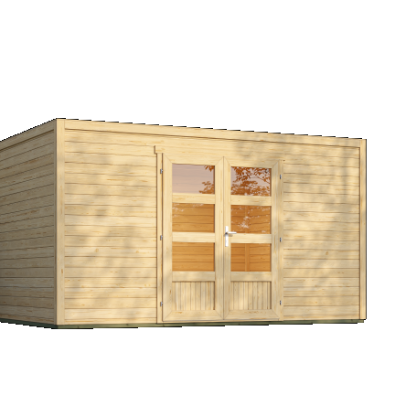 Tuinhuis Quby 400x300 cm onbehandeld Noord-Europees vuren