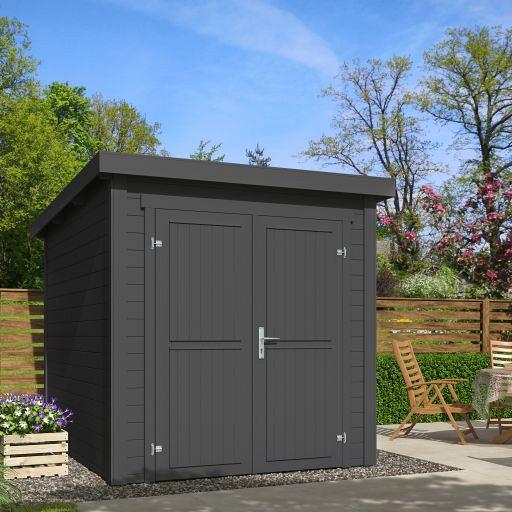 Tuinhuis Sara 200x250 cm in de kleur Carbongrey