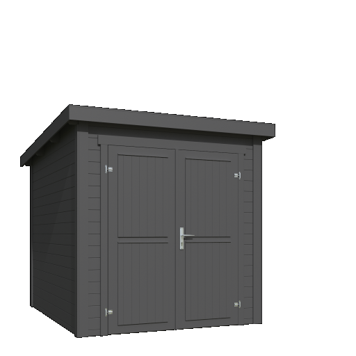 Tuinhuis Sara 200x250 cm in de kleur Carbongrey