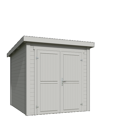 Tuinhuis Sara 200x250 cm in de kleur Platinumgrey