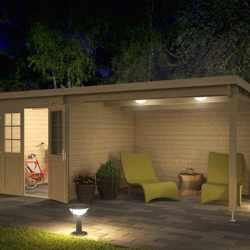 Tuinhuis Sunniva 570x275 cm onbehandeld Noord-Europees vuren