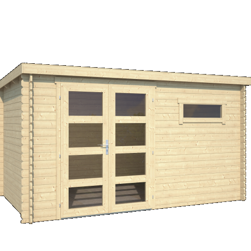 Tuinhuis Timian 380x230 cm onbehandeld Noord-Europees vuren