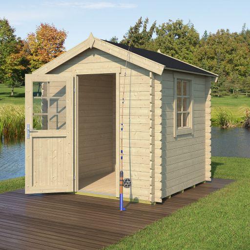 Tuinhuis Wels 1 200x200 cm onbehandeld Noord-Europees vuren