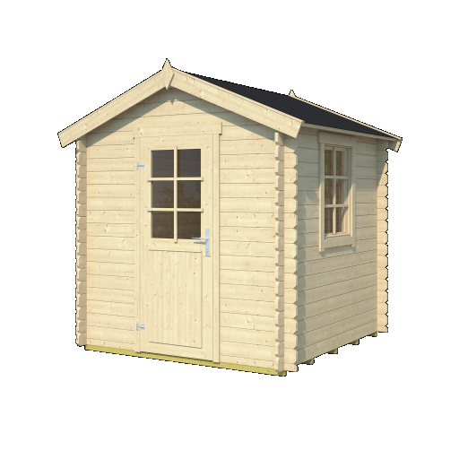 Tuinhuis Wels 1 200x200 cm onbehandeld Noord-Europees vuren