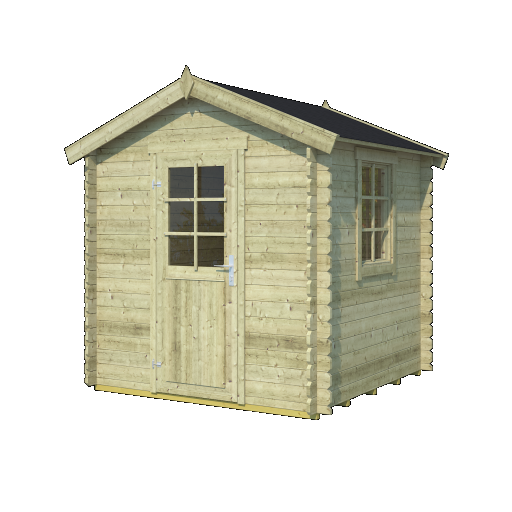 Tuinhuis Wels 1 200x200 cm Olijfgroen geïmpregneerd