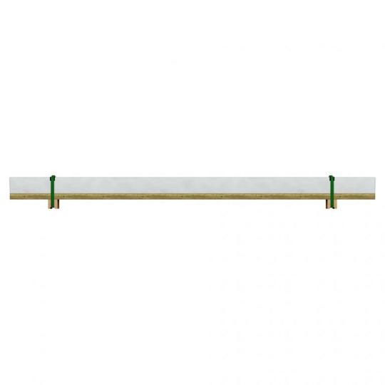 Vloerpakket Tuinhuis 7 x 3 m² onbehandeld Noord-Europees vuren