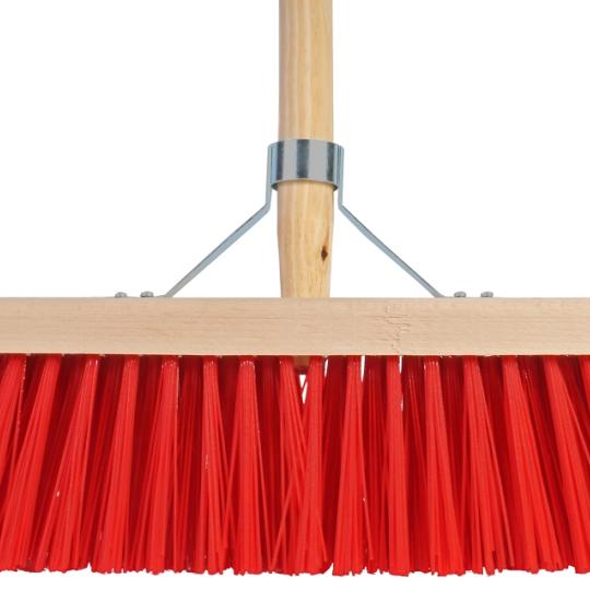 Talen Tools – Bezem – Nylon – 41 centimeter – Houten steel – 140 centimeter