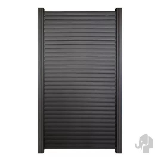 Elephant Shutter Schutting Modular Aluminium 90x180 cm Antraciet met Verstelbare Shutters