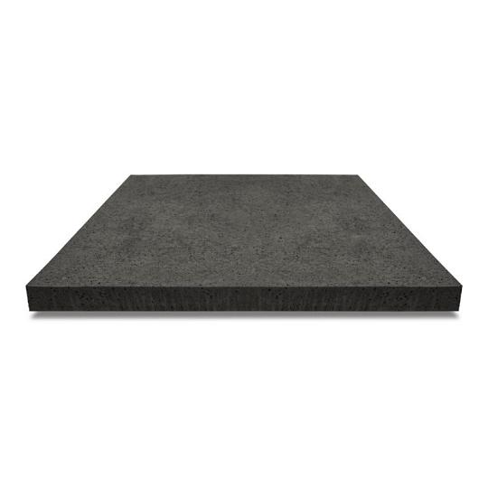 ArtiStone tegel zonder facet, gewapend  80x80x5 Carbon