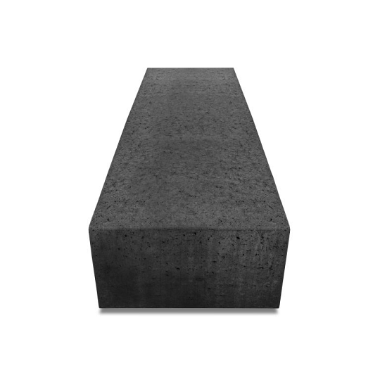 ArtiStone zitelement recht 100x60x40 Carbon