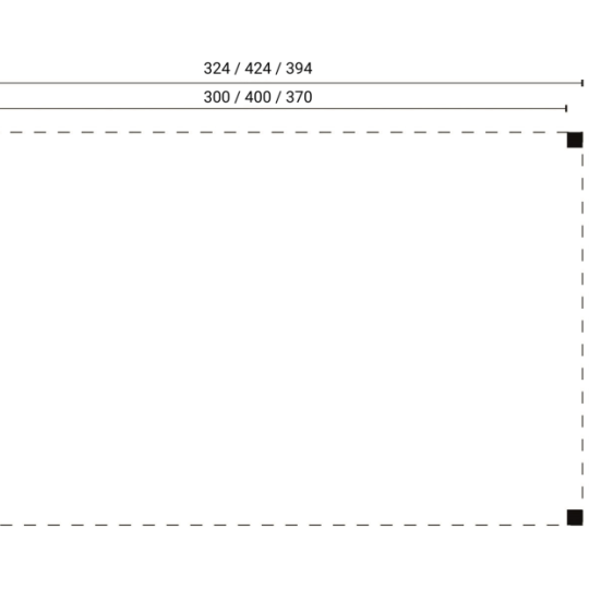 Red Class Wood Pergola 324 x 324 cm