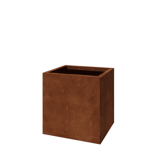 Cortenstaal plantenbak - Rechthoek - 60 x 50 x 60 cm - Met bodemplaat