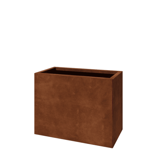 Cortenstaal plantenbak - Rechthoek - 80 x 40 x 60 cm - Zonder bodemplaat