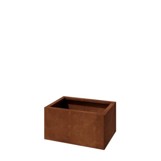 Cortenstaal plantenbak - Rechthoek - 60 x 40 x 30 cm - Zonder bodemplaat