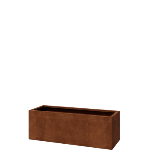 Cortenstaal plantenbak - Rechthoek - 120 x 40 x 40 cm - Zonder bodemplaat