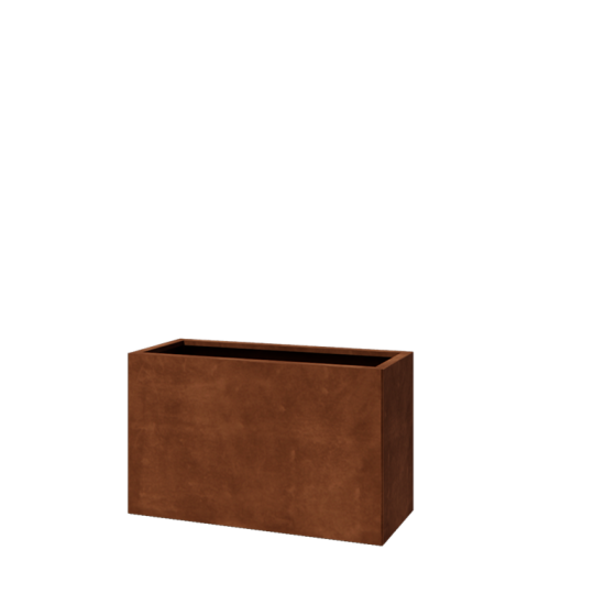Cortenstaal plantenbak - Rechthoek - 100 x 40 x 60 cm - Zonder bodemplaat