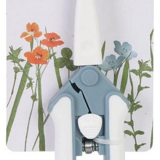 Bloemenschaar blauw trendy