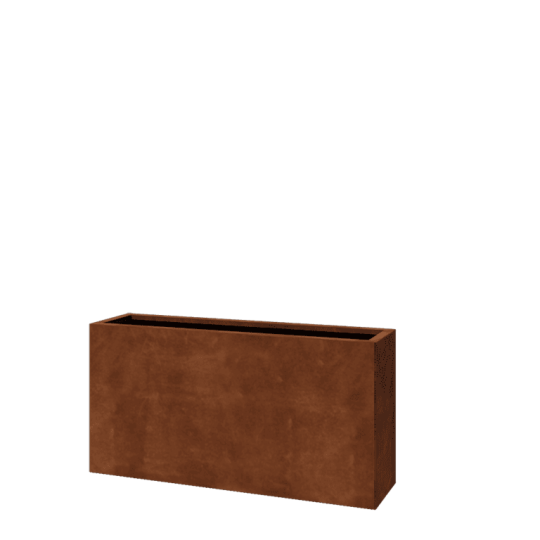 Cortenstaal plantenbak - Rechthoek - 120 x 30 x 60 cm - Zonder bodemplaat